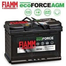 BATTERIA PER BMW SERIE 1 2 3 X1 Z4 FIAMM VR760 ecoFORCE AGM START & STOP 70Ah 76