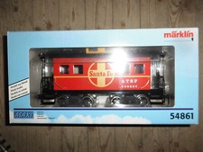 Marklin scala 1 - 54861  Maxi Vagone Caboose Santa Fè 4 assi