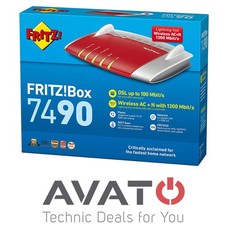 Avm fritzbox 7490 router - router, wi-fi