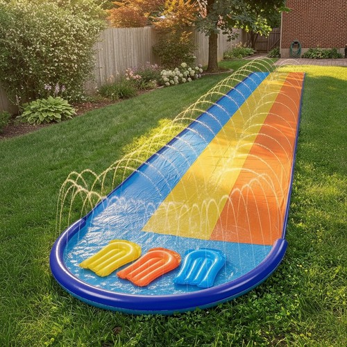 Scivolo acqua triplo - d'acqua,