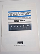 Manuale di servizio/istruzioni