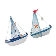  2 Pcs Modellino Barca Vela