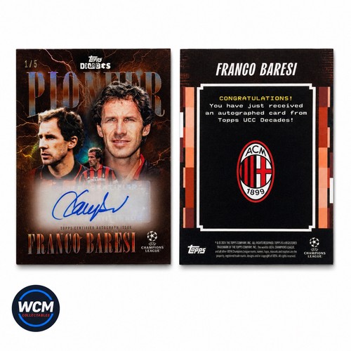 Franco baresi 2024 topps - baresi,
