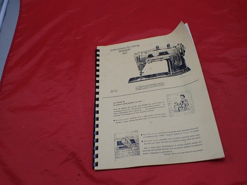 Vintage 1959 instructions - vintage,