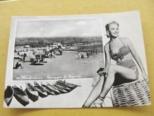 (FG.K45) MANFREDONIA - SPIAGGIA DI SIPONTO, PIN UP (vg 1956) pinup