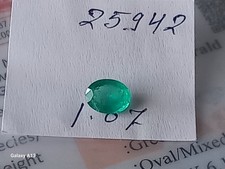 SMERALDO COLOMBIANO  NATURALE  CARATI 1.07 Vs A.A.A  NO COLOR OIL 