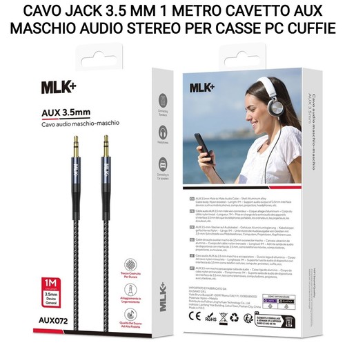 Cavo jack 1 metro - jack,