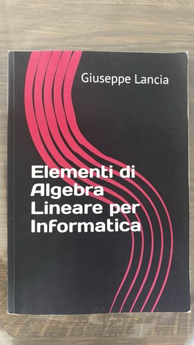 Elementi algebra lineare - elementi,