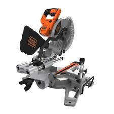 Black & Decker Troncatrice Radiale in Alluminio Taglio Inclinato 45° BES701-QS