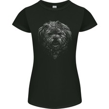 T-Shirt Donna Petite Con Stampa Realistica Di Shih Tzu