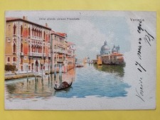 CPA 1900 Cartolina Illustration ITALIA VENEZIA Canal Grande Palazzo Franchetti