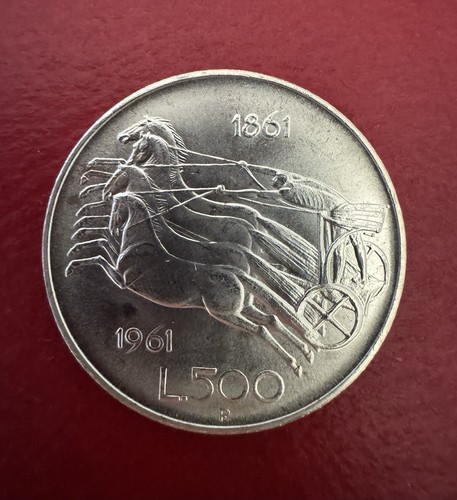 500 lire argento centenario - 500,