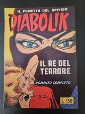 Diabolik Prima Serie 1 Ingoglia Prima Ristampa (1963) Falso D'autore Bellissimo.