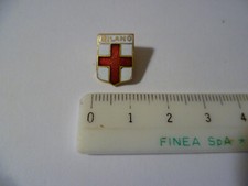 RARO BOTTONE DA BAVERO COMUNE MILANO SMALTO METALLO VINTAGE ANNI 70