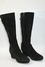 Stivali donna CESARE PACIOTTI tg 6,5 Europa 37 camoscio nero S7844