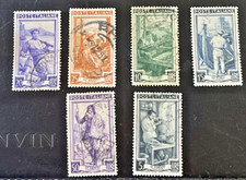 ITALIA FRANCOBOLLI "ITALIA AL LAVORO 1950" - RARO - USATO 