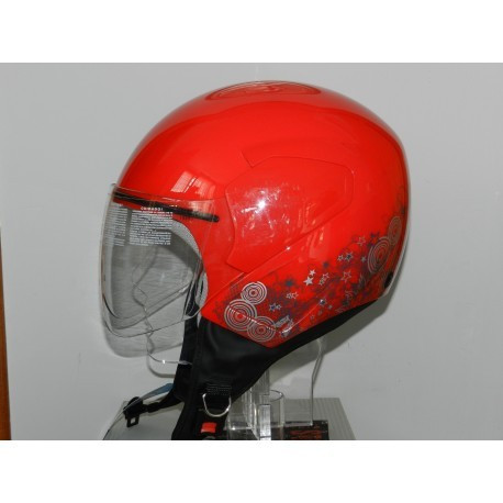 Casco jet con - jet,