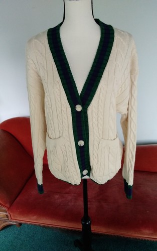 Zara green trim ivory long - zara,