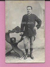 FOTO D'EPOCA WWI MILITARE IN UNIFORME FIRENZE
