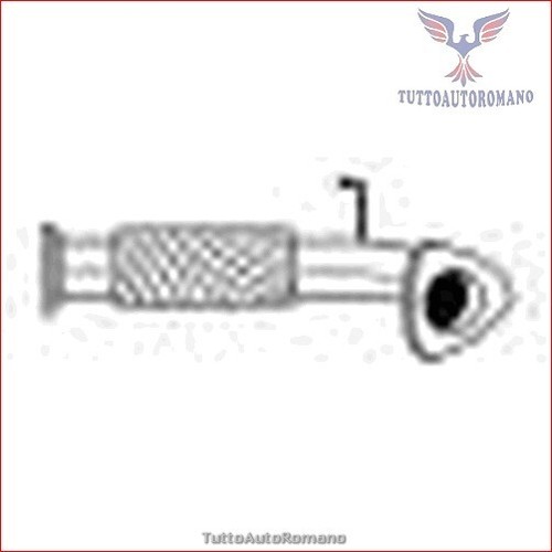 12234 tubo gas scarico sigam - tubo,