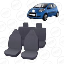 COPRISEDILI CITROEN C1 TOYOTA AYGO PEUGEOT 107 2005- FODERE GRIGIO COTONE FODERE