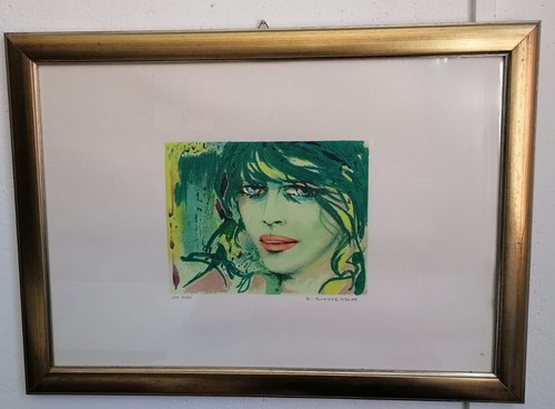 Ritratto donna verde - di,