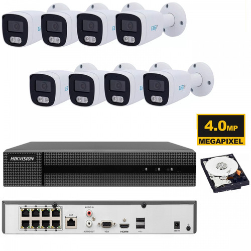 Kit videsorveglianza poe 4 - videsorveglianza,