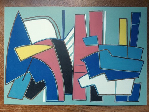 Alberto magnelli litografia - magnelli,