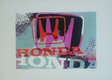 Pino Cappugi  serigrafia Honda