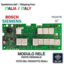 BOSCH SIEMENS Elettronica Modulo di Comando Relè FORNO e PIANO COTTURA INDUZIONE