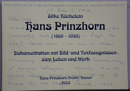 Hans prinzhorn - hans, (1886-1933)