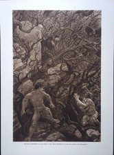 1927 Print Danteschi Paintings
