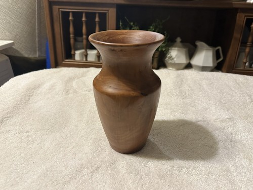Tornio vaso bocciolo legno