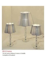 TRIS DI LUMI IN CRISTALLO