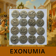 Spintriae lotto di 16 gettoni