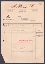 Fattura Braun Co Heidelberg