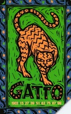 G 1270 C&C 3435 SCHEDA TELEFONICA USATA OROSCOPO CINESE GATTO