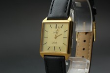 Orologio Vintage Anni 70 Omega De Ville Donna Quadrante Oro Quarzo...