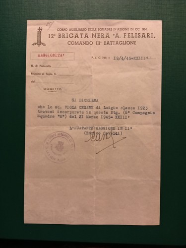 Documento rsi brigata - documento,