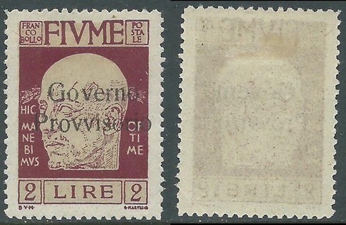 1921 fiume governo provvisorio - fiume,