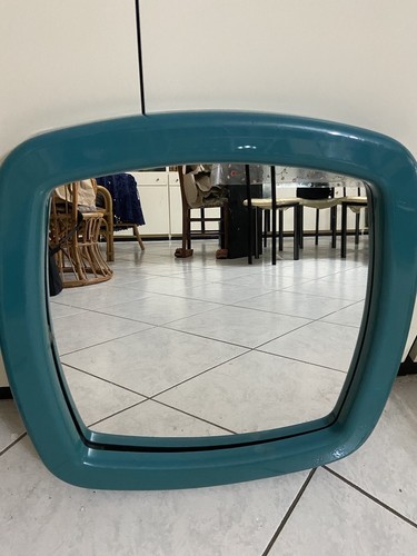 Specchio vintage azzurro - specchio,