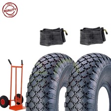 2 COPERTONI 3.00 - 4 + CAMERE PNEUMATICI 260X85 GOMME RUOTA CARRELLINO CARRELLO 