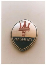 176 replica PARTICOLARE PER SERBATOIO MOTO MASERATI CAR BADGE STEMMA LOGO TARGA