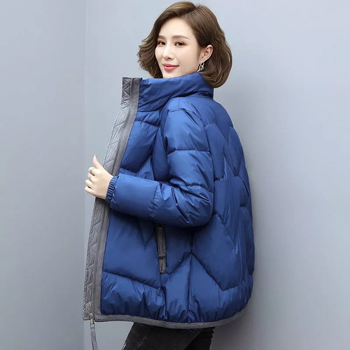 Giacca imbottita donna blu con - donna,
