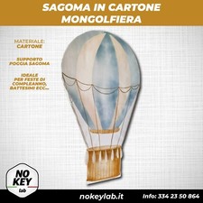 Mongolfiera sagoma cartone