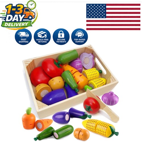 Set alimenti gioco legno - set,