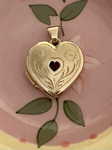 Medaglione cuore oro - , 14k