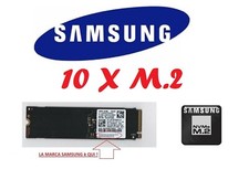 Dieci 10 x HD SOLID STATE SSD M.2 Samsung 256GB PCIe 3.0 BULK NVMe SOTTOCOSTO