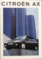 Citroen AX depliant brochure