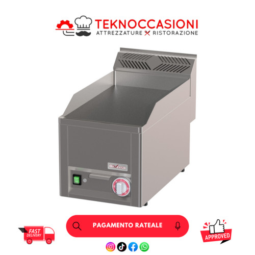 Frytop singolo elettrico - , da
